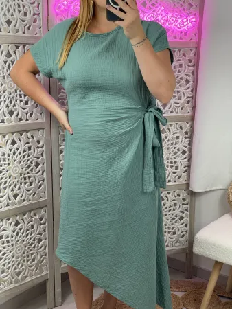 Robe turquoise