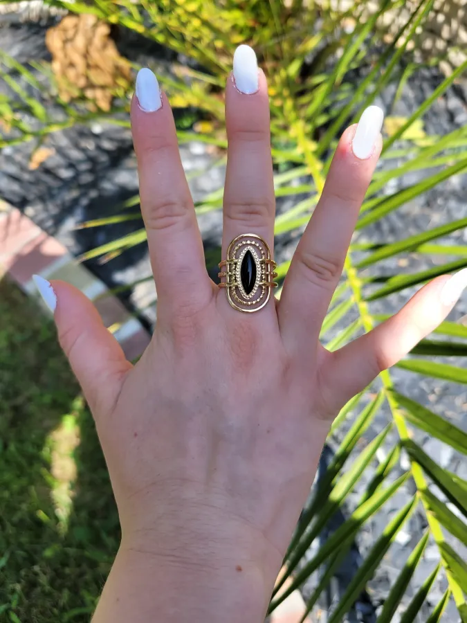 Bague noire n°2