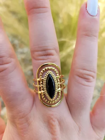 Bague noire n°2