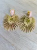 Boucles d'oreilles rose n°3