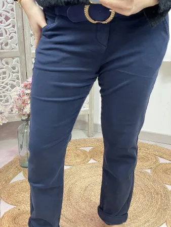 Chino bleu marine